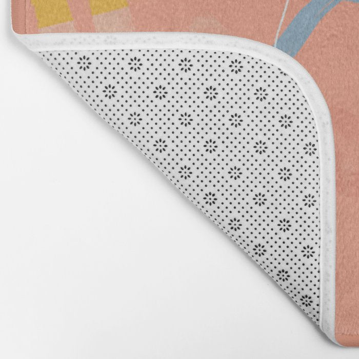 abstract brush & color study Bath Mat Gallery Image 2