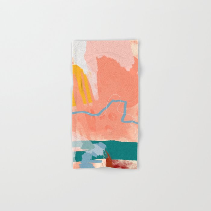 abstract brush & color study Bath Towel Gallery Image 1