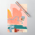 abstract brush & color study Wrapping Paper Gallery Image 1