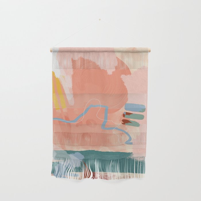 abstract brush & color study Wall Hanging Gallery Image 1