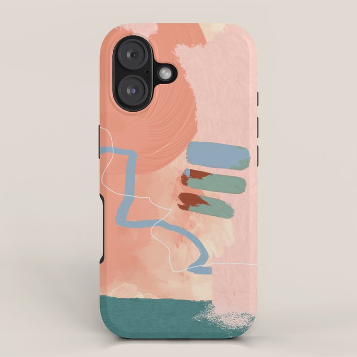 abstract brush & color study iPhone Case Gallery Image 1