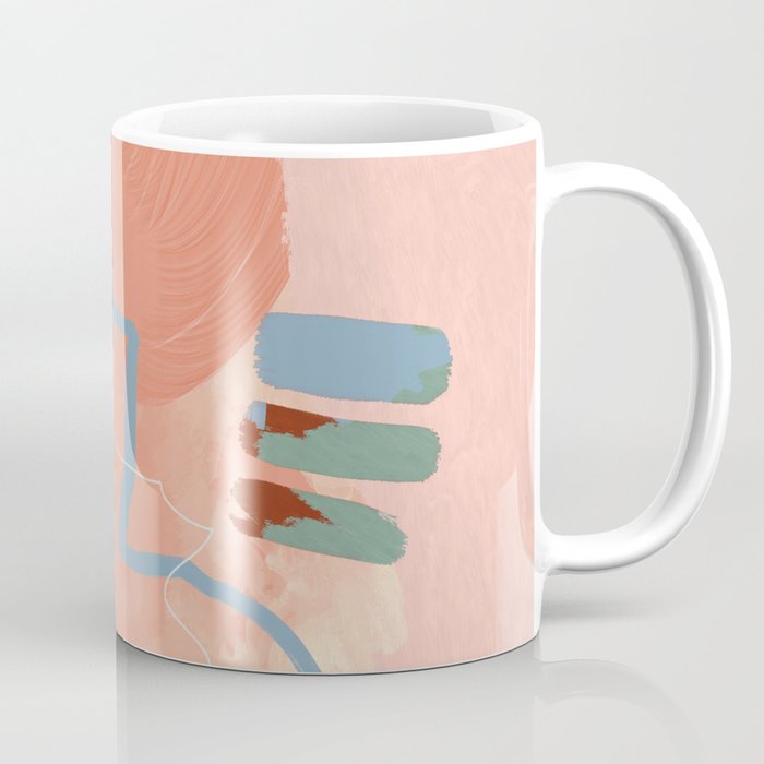 abstract brush & color study Coffee Mug Gallery Image 1