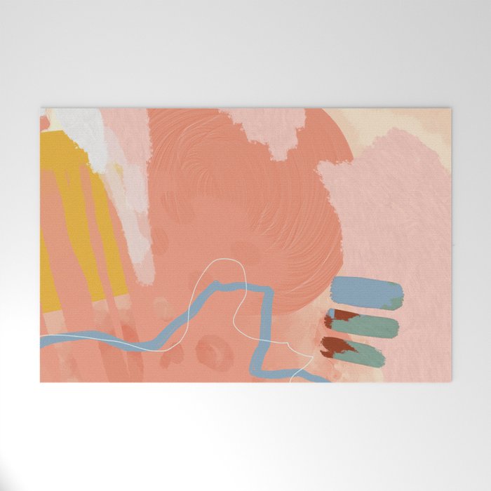 abstract brush & color study Welcome Mat Gallery Image 1