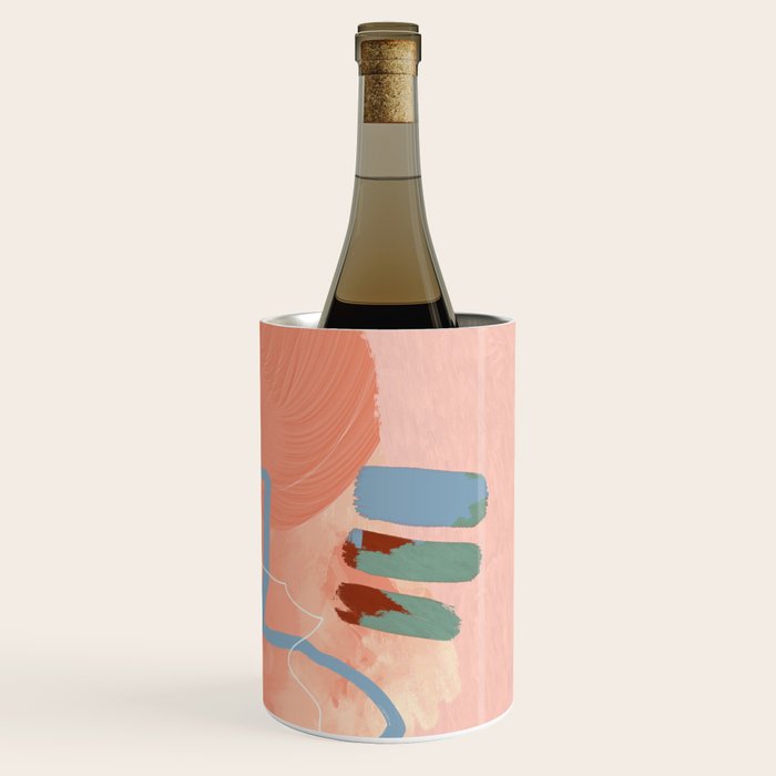 abstract brush & color study Wine Chiller Gallery Image 3
