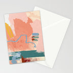 abstract brush & color study Stationery Card Gallery Image 2