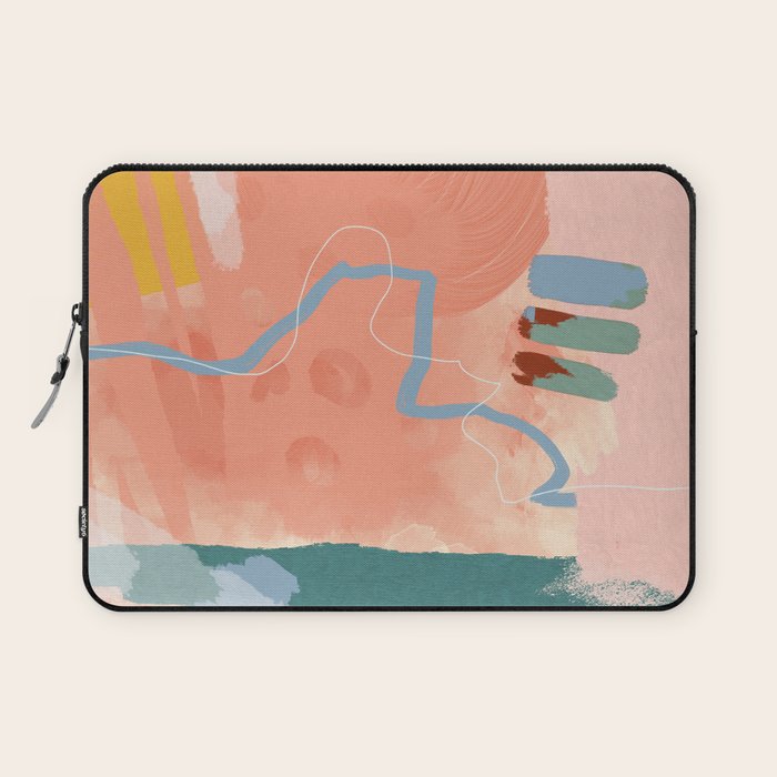abstract brush & color study Laptop Sleeve Gallery Image 1