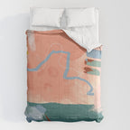 abstract brush & color study Comforter Gallery Image 6