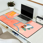 abstract brush & color study Desk Mat Gallery Image 2