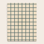 Green On Cream Grid Notebook Gallery Image 4