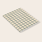 Green On Cream Grid Notebook Gallery Image 2