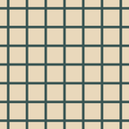 Green On Cream Grid Coffee Mug Gallery Image 2