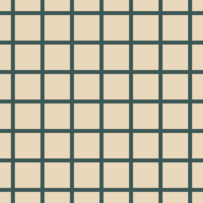 Green On Cream Grid Coffee Mug Gallery Image 2