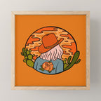 Desert Cowgirl Mini Art Print Gallery Image 1