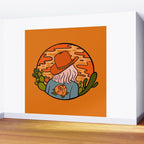 Desert Cowgirl Wall Mural Gallery Image 2