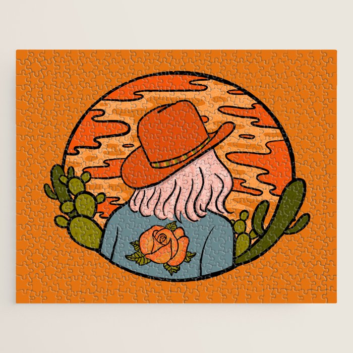 Desert Cowgirl Jigsaw Puzzle Gallery Image 1