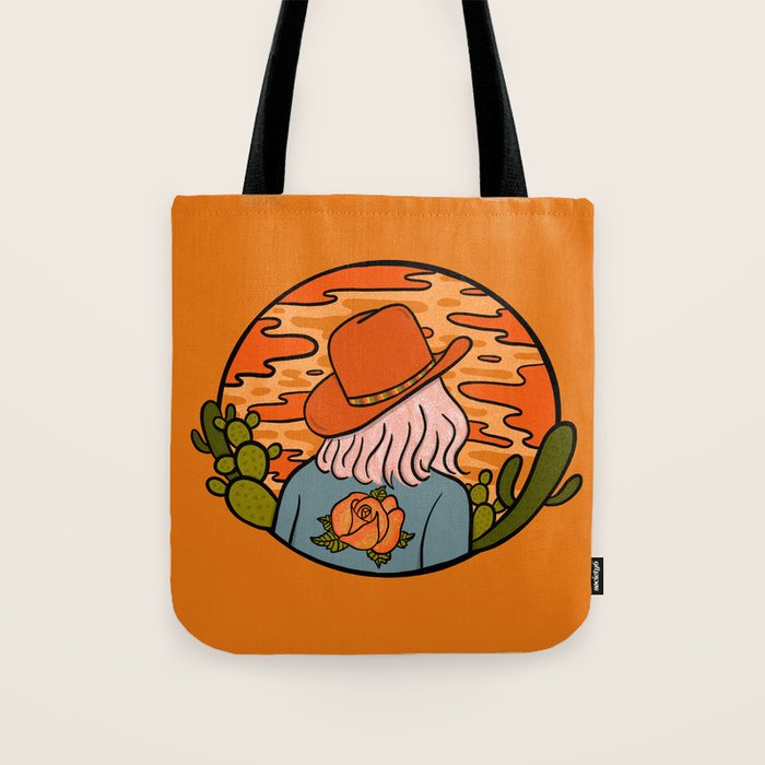 Desert Cowgirl Tote Bag Gallery Image 1