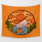 Desert Cowgirl Wall Tapestry Gallery Image 4