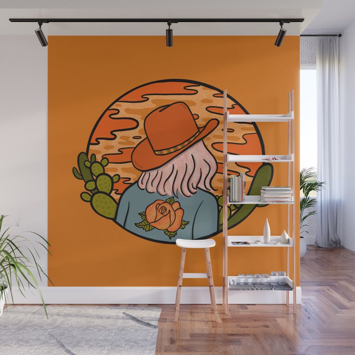 Desert Cowgirl Wall Mural Gallery Image 1