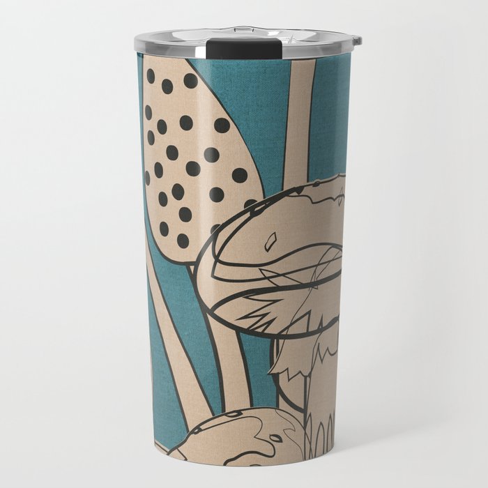 Abstract Mushrooms 3 Travel Mug Gallery Image 1
