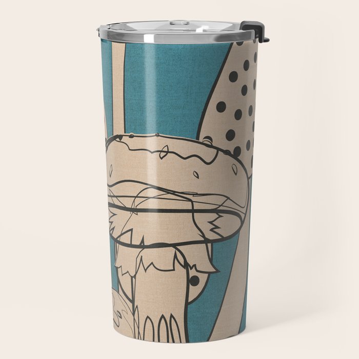 Abstract Mushrooms 3 Travel Mug Gallery Image 2