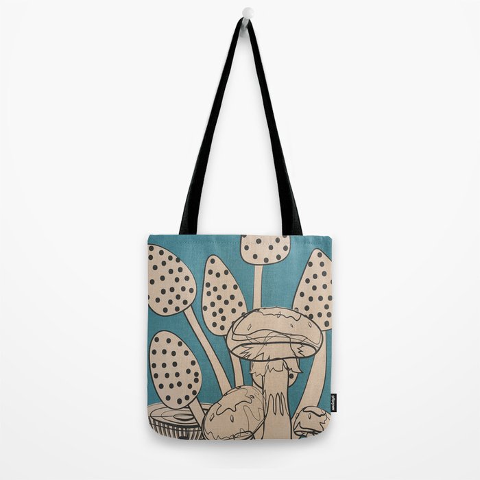Abstract Mushrooms 3 Tote Bag Gallery Image 2