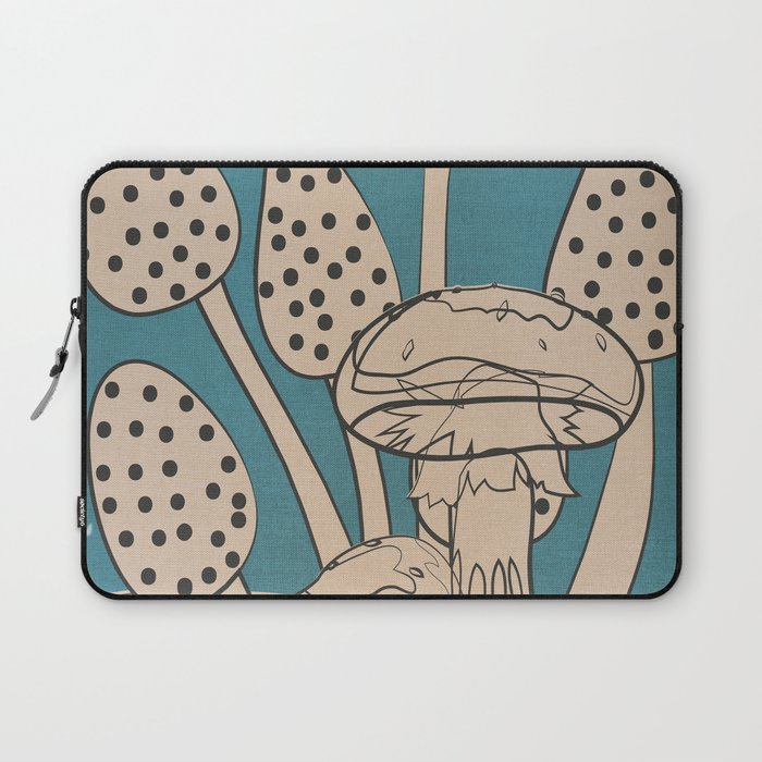 Abstract Mushrooms 3 Laptop Sleeve Gallery Image 1