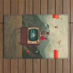 Mother Protect Me from the Sadness of this World Outdoor Rug Gallery Image 1