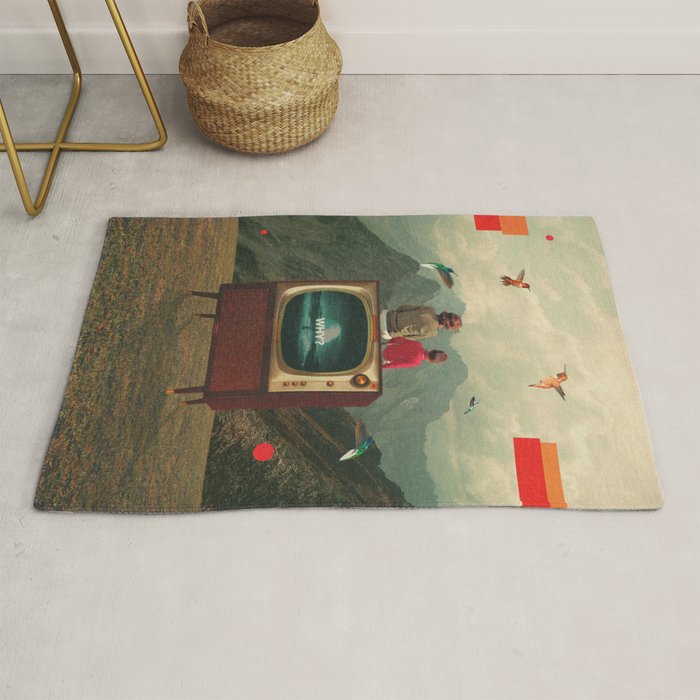 Mother Protect Me from the Sadness of this World Rug Gallery Image 1