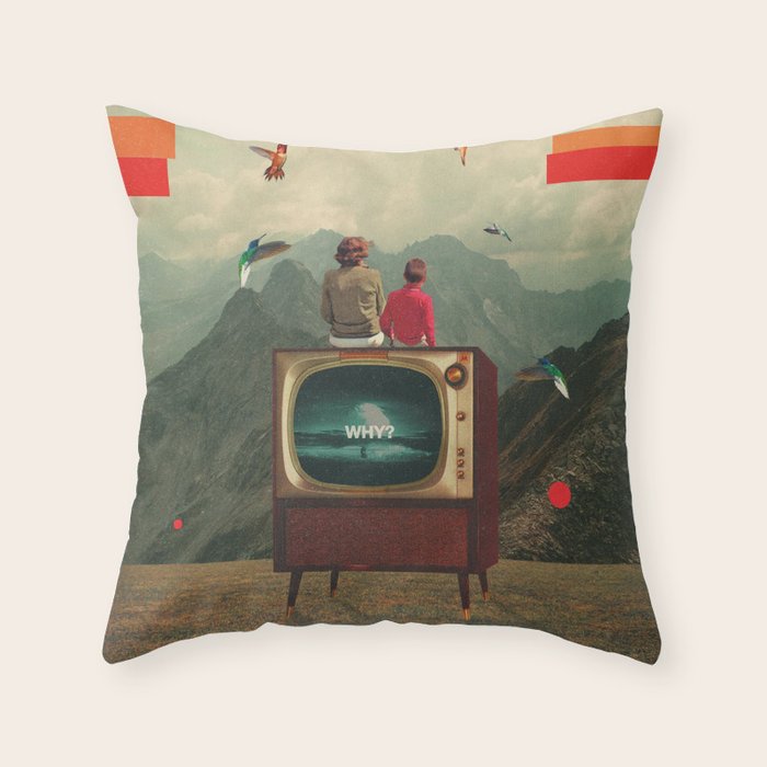 Mother Protect Me from the Sadness of this World Throw Pillow Gallery Image 6