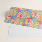 Fungi World (Mushroom world) -PINK Wrapping Paper Gallery Image 2