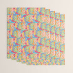 Fungi World (Mushroom world) -PINK Wrapping Paper Gallery Image 3