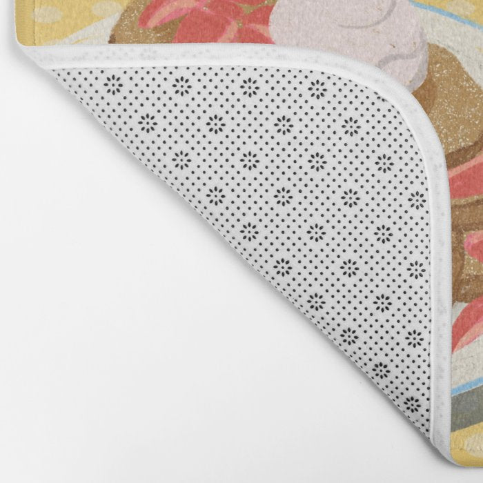English Muffins for Breakfast Still LIfe Bath Mat Gallery Image 2