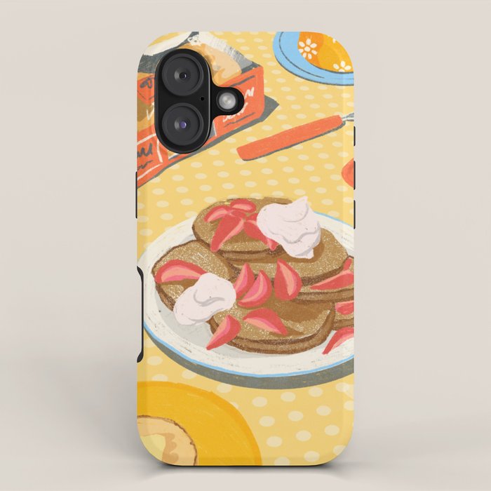 English Muffins for Breakfast Still LIfe iPhone Case Gallery Image 1