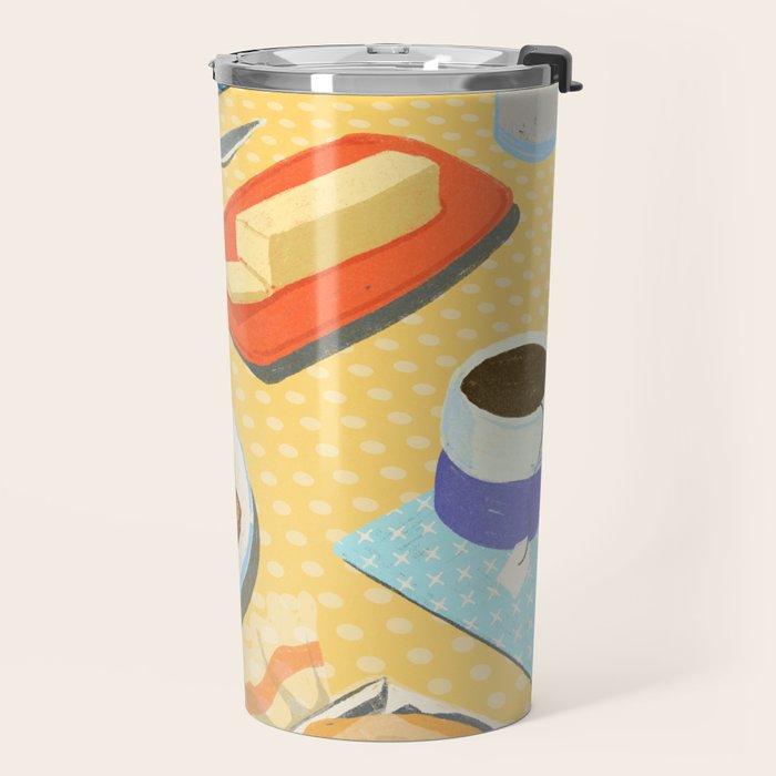 English Muffins for Breakfast Still LIfe Travel Mug Gallery Image 2