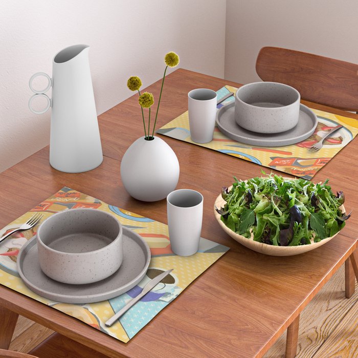 English Muffins for Breakfast Still LIfe Placemat Gallery Image 2