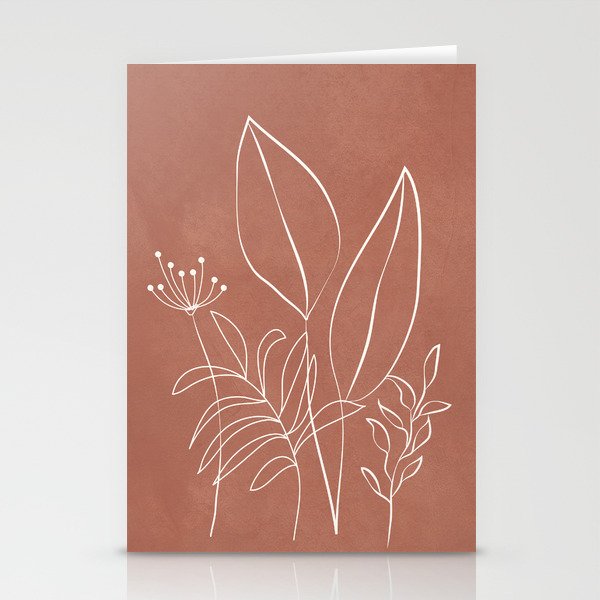 Tropical Outline 11 Stationery Card Gallery Image 1