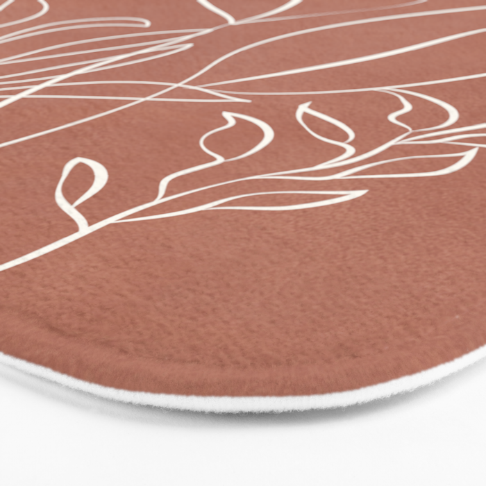 Tropical Outline 11 Bath Mat Gallery Image 3