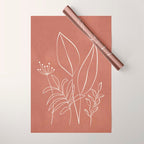 Tropical Outline 11 Wrapping Paper Gallery Image 1