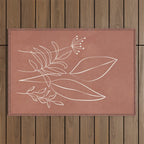 Tropical Outline 11 Outdoor Rug Gallery Image 1