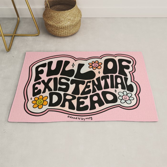 Full of Existential Dread Rug Gallery Image 1