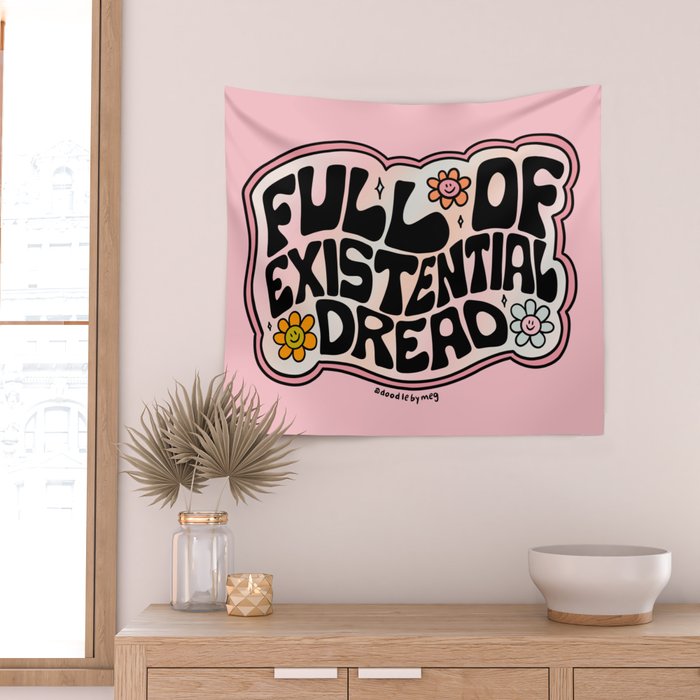 Full of Existential Dread Wall Tapestry Gallery Image 2