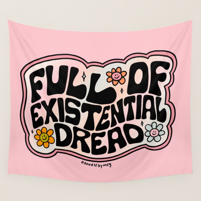 Full of Existential Dread Wall Tapestry Gallery Image 4