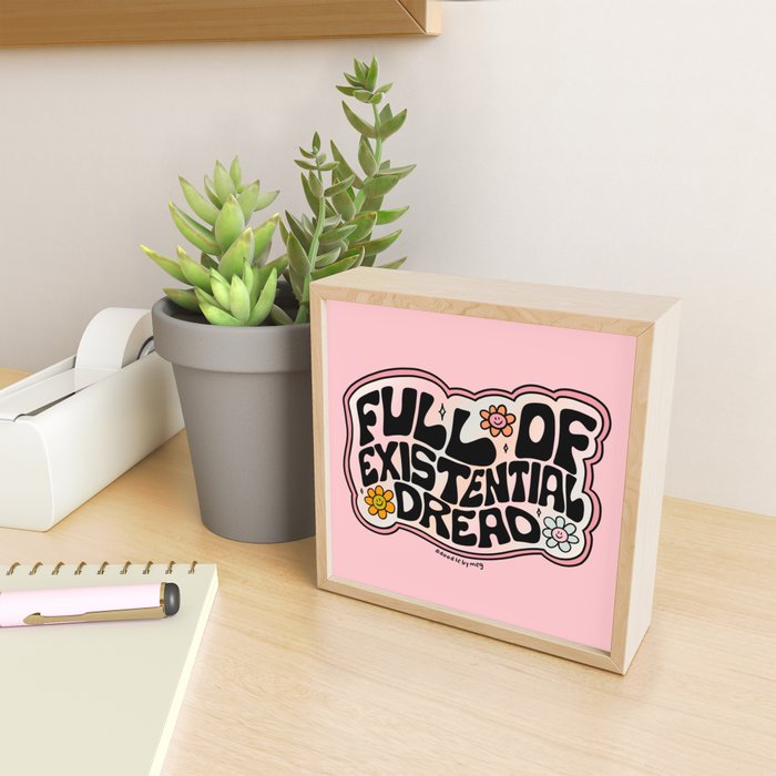 Full of Existential Dread Mini Art Print Gallery Image 2