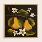 Pears Botanical Art 1 Wood Wall Art Gallery Image 1