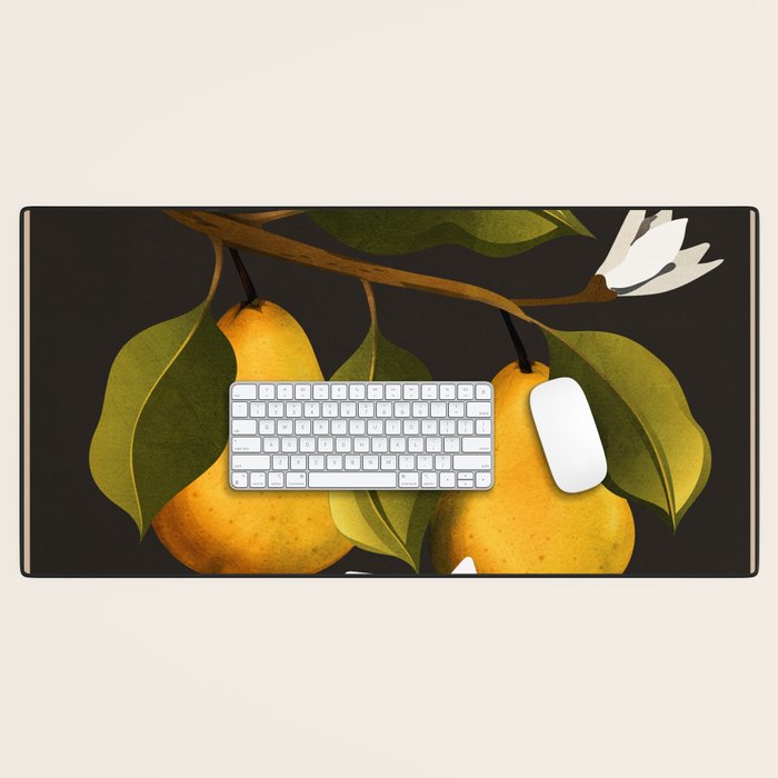 Pears Botanical Art 1 Desk Mat Gallery Image 1