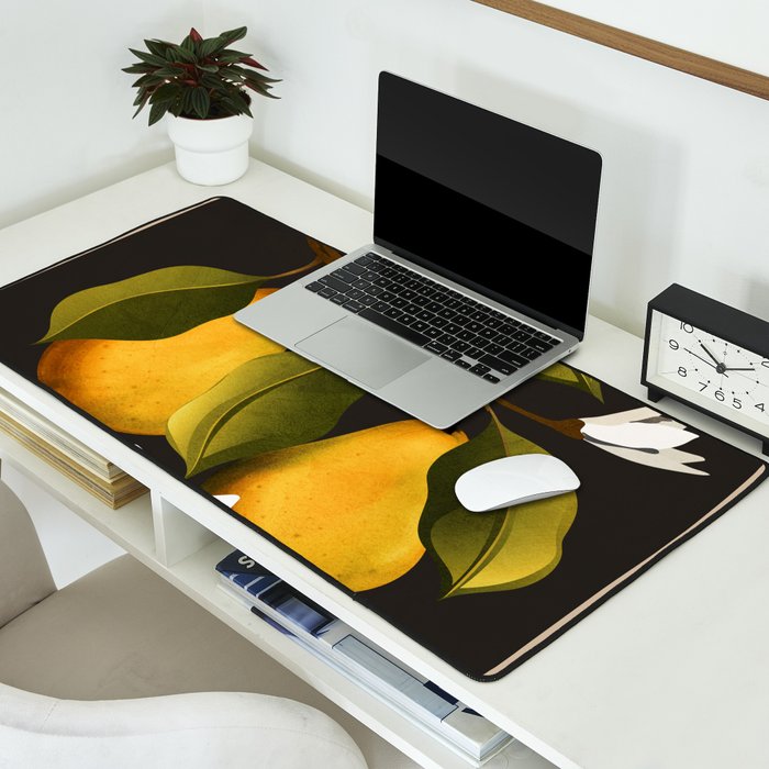 Pears Botanical Art 1 Desk Mat Gallery Image 2