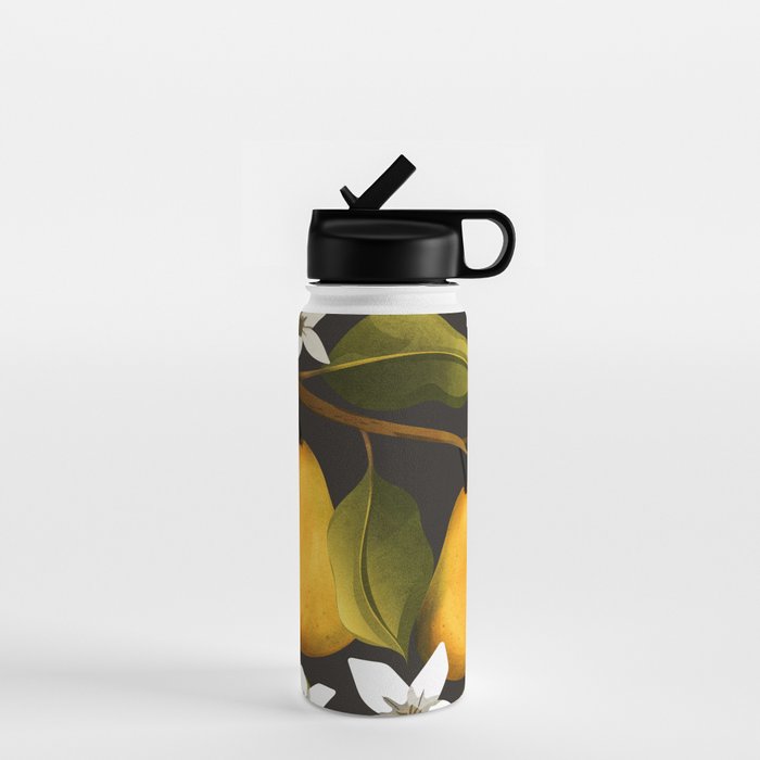 Pears Botanical Art 1 Water Bottle Gallery Image 1