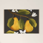 Pears Botanical Art 1 Welcome Mat Gallery Image 1