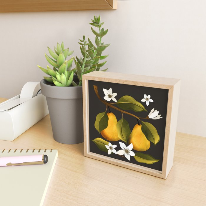 Pears Botanical Art 1 Mini Art Print Gallery Image 2
