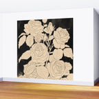 White Roses 3 Wall Mural Gallery Image 2